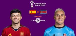 Costa Rica vs Spain: Live stream