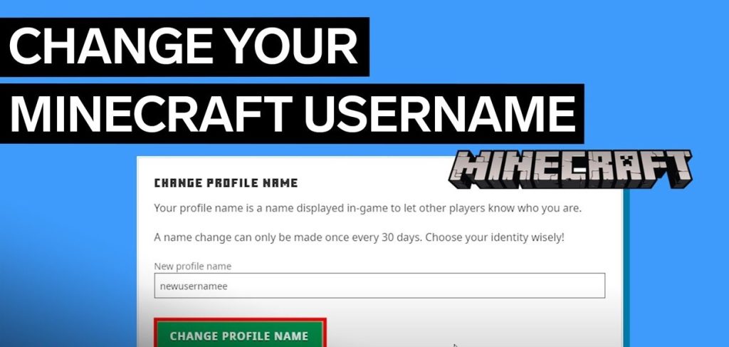  How to change Minecraft username