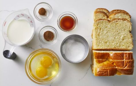 INGREDIENTS TO MAKE FRENCH TOAST
