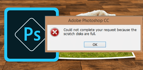 Photoshop Scratch Disk Full