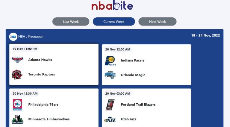 10+ Best NBAbite and NBABites Streams For Watch NBA Online in 2023