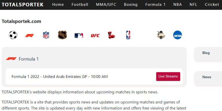 TotalSportek Alternatives 2022 | Best Sites Like TotalSportek