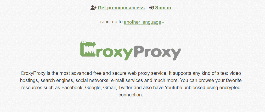 Croxy Proxy