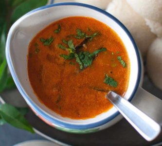 tiffin sambar Simmer and Garnish